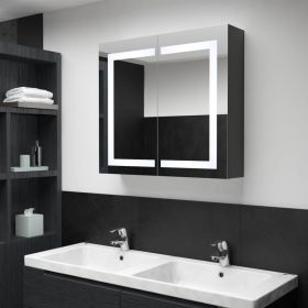 LED Bathroom Mirror Cabinet 31.5"x4.8"x26.8